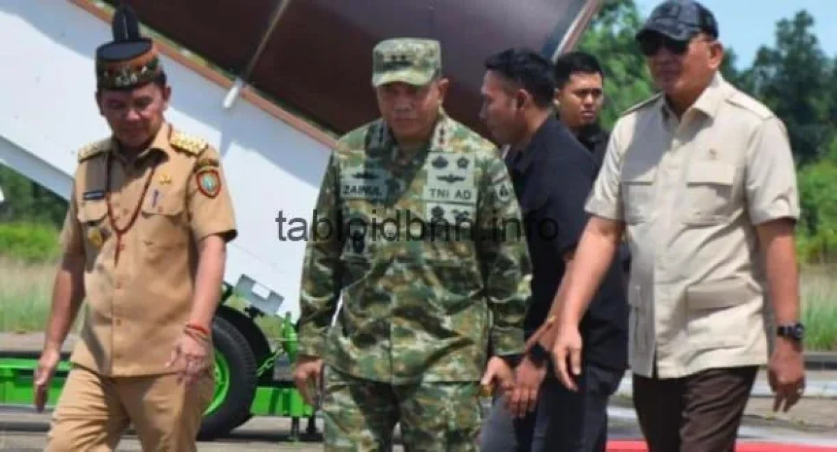 Kunjungan Kerja Tingkat Tinggi Rombongan Menhan RI, dan Satgas PKH ke Kalimantan Tengah
