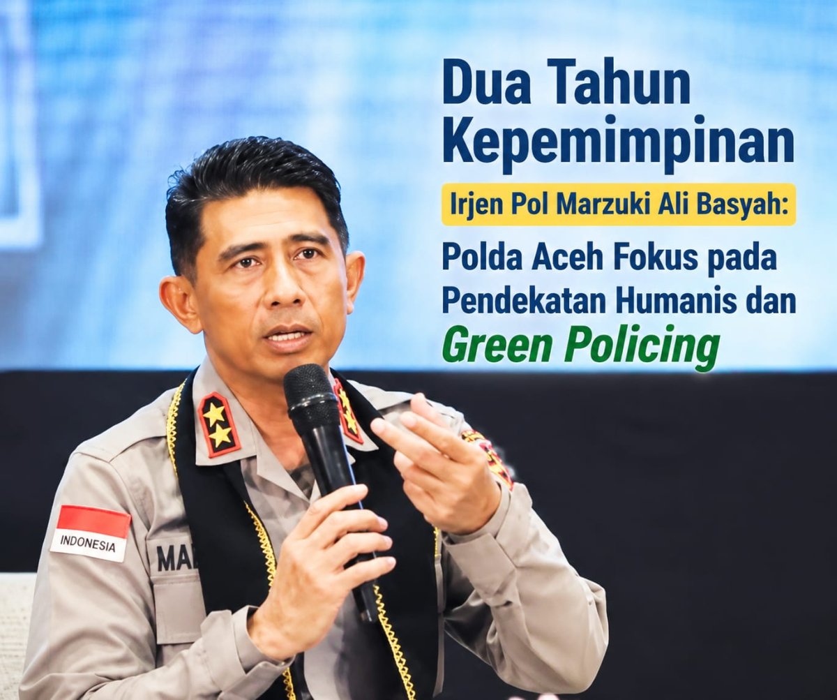 Dua Tahun Kepemimpinan Irjen Pol Marzuki Ali Basyah: Polda Aceh Fokus pada Pendekatan Humanis dan Green Policing